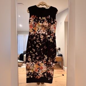 M&S Collection Floral Pencil Dress. Size UK 12/EUR 40